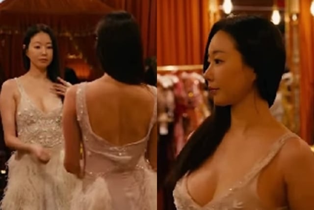 Kim Sa-rang, tras un periodo de baja actividad... muestra una 'figura perfecta' en vestido de novia en Nueva York [Star Issue]
