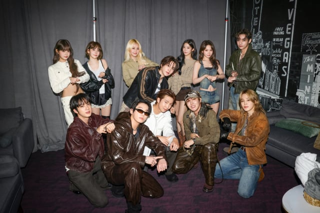 ルセラフィム、‘ワールドクラス’の先輩防弾少年団とサプライズBTS