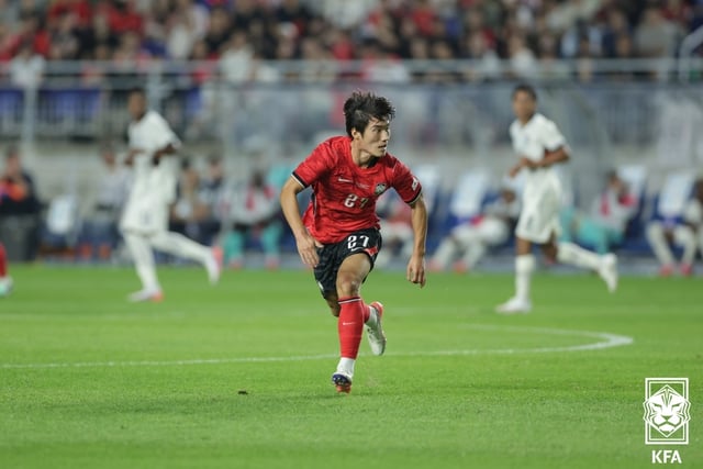 'No seleccionado en los Juegos Asiáticos → debut emocionante con el equipo nacional A' Kim Min-su: "Realmente parece un sueño... seguiré demostrándolo" [Desde Suwon]