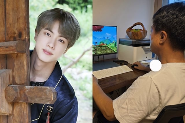 "Dạy bố chơi game" Jin của BTS, lời chúc Tết Trung thu ấm áp