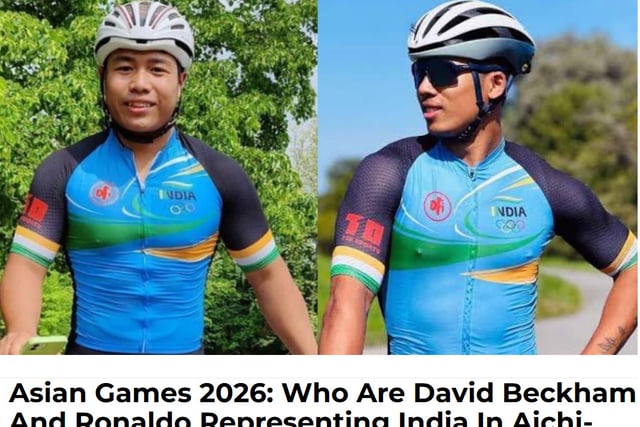Ronaldo and Beckham Compete in Asian Games: "We Don't Play Soccer, We Ride Bicycles" — Fans Worldwide in Uproar... A Chaotic 'Multiverse' [Aichi-Nagoya AG]