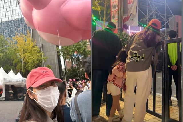Choi Ji-woo, captada en Gangnam... junto a su hija, idéntica a ella: "mamá"