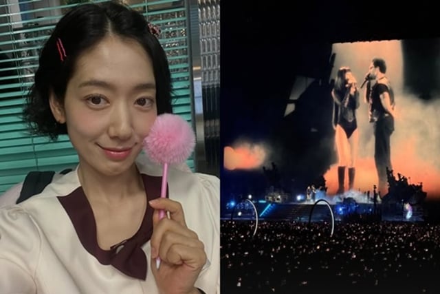 “崔泰俊♥”朴信惠，二胎产后仅两周便现身威肯演唱会：“竟然是Jennie”