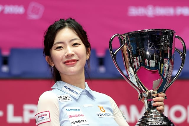 'Nữ sinh đại học xinh đẹp làm bán thời gian ở quán billiard' → Vô địch lần đầu sau 1497 ngày ra sân chuyên nghiệp... "Liệu tôi có thể làm được không" Soobin Jung vượt qua nghi ngờ với bùng nổ phát triển [Hiện trường Goyang]
