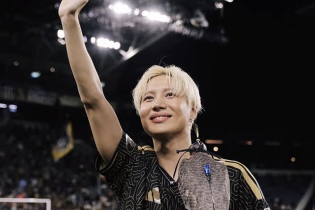 "Unbelievable" SHINee's Taemin, drawing attention no less intense than Son Heung-min's... Surprise appearance at LAFC → Son Heung-min's '1 goal, 2 assists' witnessed live