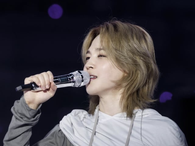 "Papacito!" 홀딱 반했다..방탄소년단 지민, 생일 축하 받으며 빛나는 남미 투어 첫발