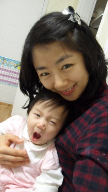 이미나 리포터와 딸 <사진제공=알앤디클럽>