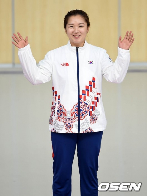 여자 10m 공기권총에서 은메달을 차지한 정지혜. /사진=OSEN