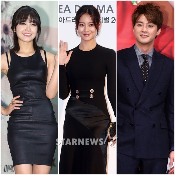 (왼쪽부터) 정은지, 오연서, 김지훈/사진=스타뉴스