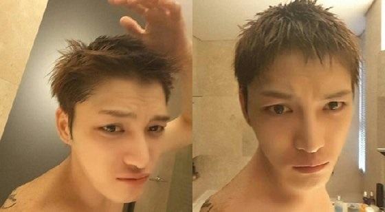 김재중이 지난 30일 입대를 앞두고 자신의 SNS에 올린 사진