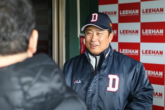 두산 김태형 감독. /사진=두산 베어스
