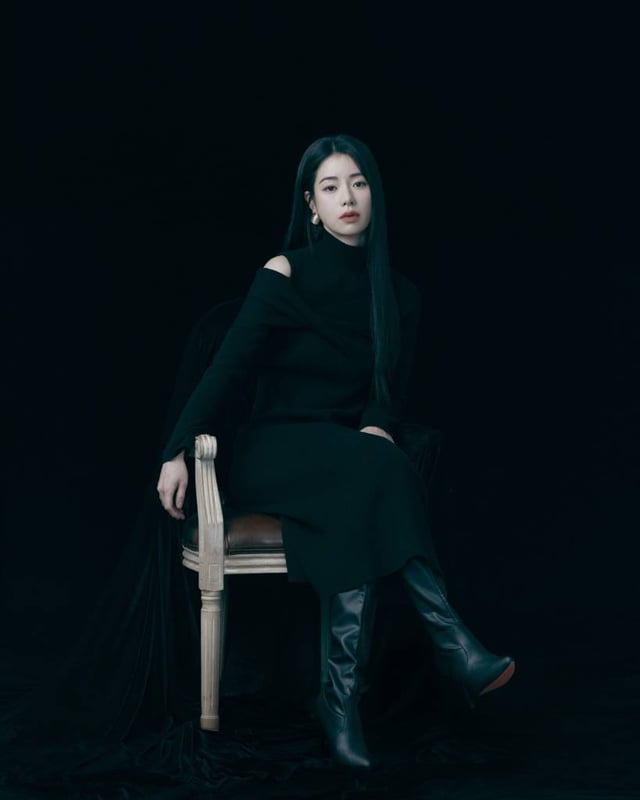 넷플릭스 오리지널 드라마 '더 글로리'의 배우 임지연이 17일 오전 진행된 인터뷰를 위해 포즈를 취하고 있다. /사진제공=넷플릭스 2023.03.17 /사진=이동훈 기자 photoguy@