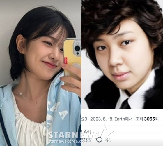 /사진=안유진, 이영지