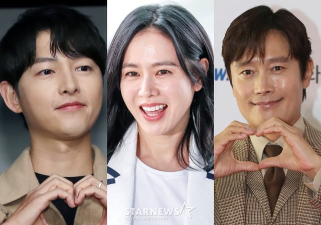 송중기, 손예진, 이병헌 /사진=스타뉴스