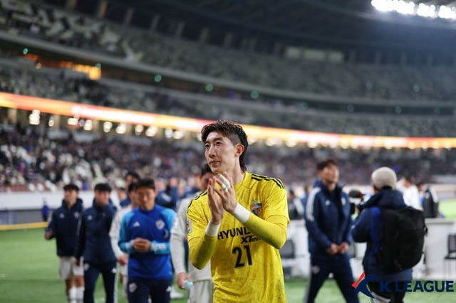 울산HD 골키퍼 조현우. /사진제공=한국프로축구연맹