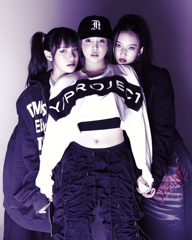 그룹 영파씨 (YOUNG POSSE) 멤버 도은X정선혜X위연정(왼쪽부터) 하입비스트(HYPEBEAST) 화보/사진제공=하입비스트