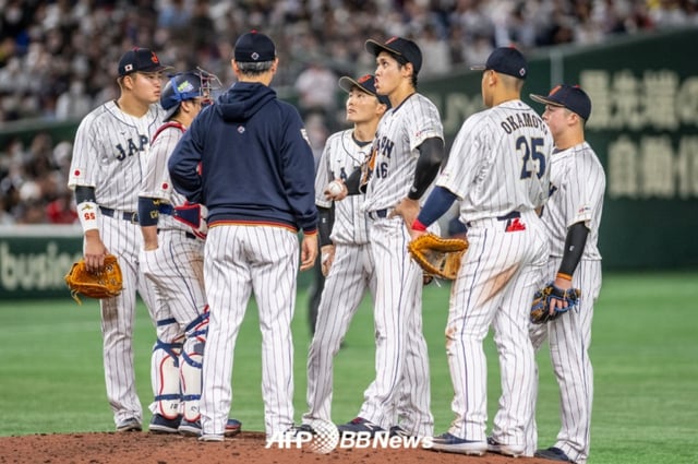 일본 야구 국가대표팀 선수들. /AFPBBNews=뉴스1