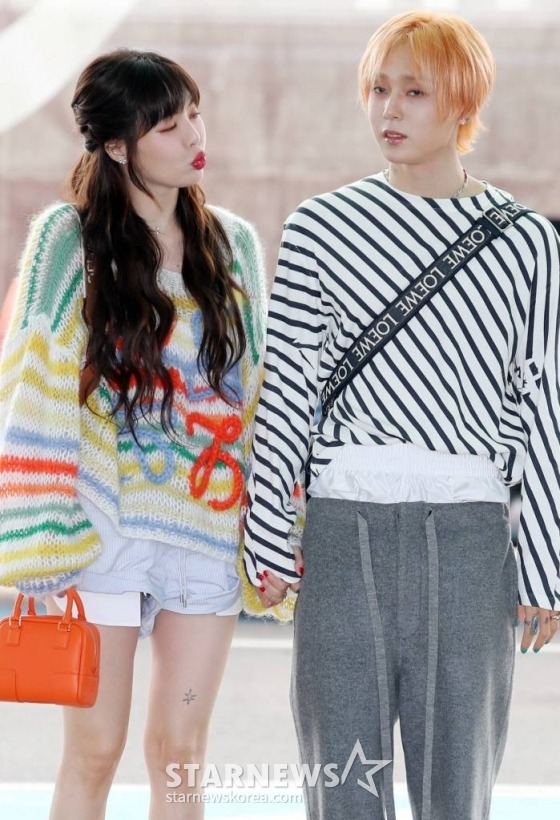 현아(왼쪽)와 던 /사진=스타뉴스