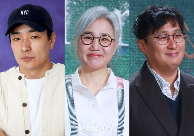 이병헌 감독, 김은숙 작가, 안길호 감독 /사진=스타뉴스