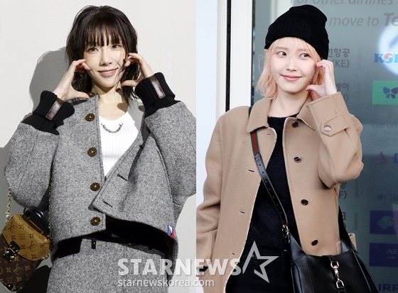 태연(왼쪽), 아이유/사진=스타뉴스
