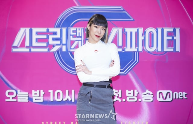 원트 효진초이가 30일 오전 온라인으로 진행된 엠넷 '스트릿댄스 걸스 파이터' 제작발표회에 참석해 포즈를 취하고 있다. '스트릿댄스 걸스 파이터'는 대한민국 최고의 여고생 크루를 선발하는 리얼리티 프로그램이다. 매주 화요일 방송. / 사진제공 = 엠넷