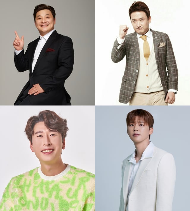 윤정수(왼쪽위부터 시계방향) 서경석 박지현 양상국 /사진=JTBC