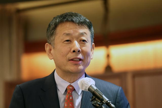 김광일 MBK파트너스 부회장이 지난달 서울 중구 롯데호텔에서 '고려아연 지배구조 개선과 주주가치 회복 방안‘을 주제로 기자간담회를 하고 있는 모습. 사진제공=뉴스1 /사진=(서울=뉴스1) 황기선 기자