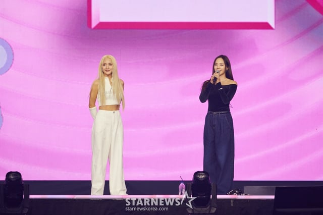 가수 바다, 유진이 12일 서울 고척스카이돔에서 진행된 에스엠타운 라이브 2025 '더 컬처, 더 퓨처' 인 서울(SMTOWN LIVE 2025 'THE CULTURE, THE FUTURE' in SEOUL) 콘서트에서 멋진 무대를 펼치고 있다. /사진제공=SM엔터테인먼트 2025.01.12 /사진=이동훈 photoguy@