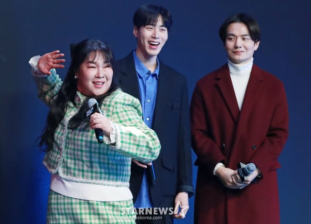 코미디언 김민경이 14일 오전 서울 강남구 GB성암아트홀에서 진행된 숏폼 콘텐츠 펄스픽 미디어데이에 참석해 포즈를 취하고 있다. /2025.01.14 /사진=이동훈 photoguy@