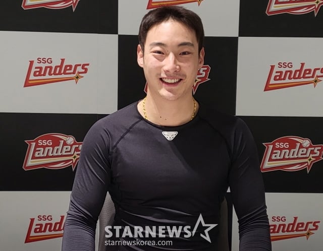 SSG 최지훈. /사진=안호근 기자