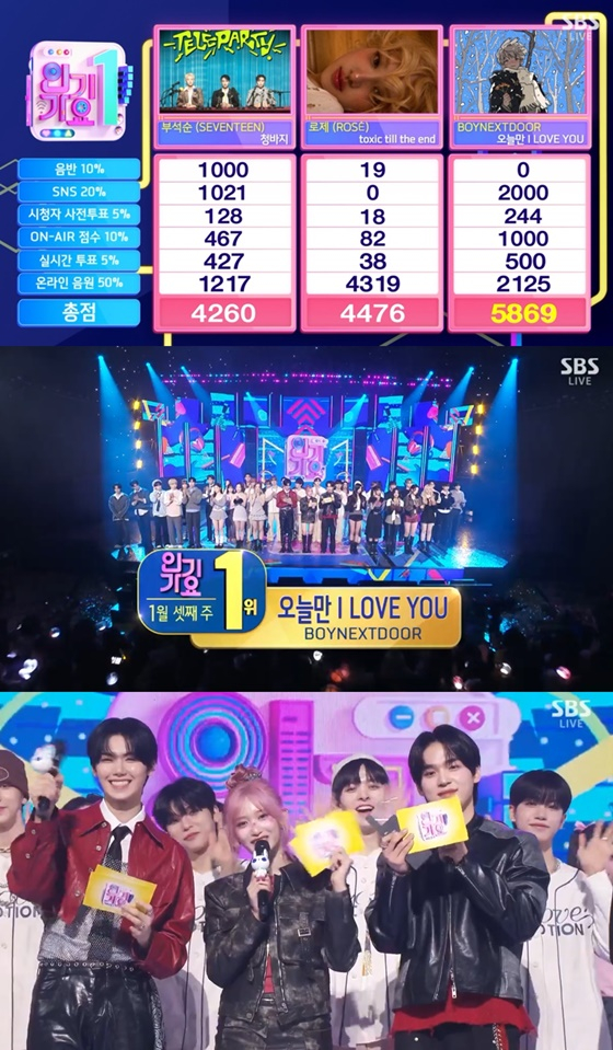 /사진=SBS '인기가요' 캡처