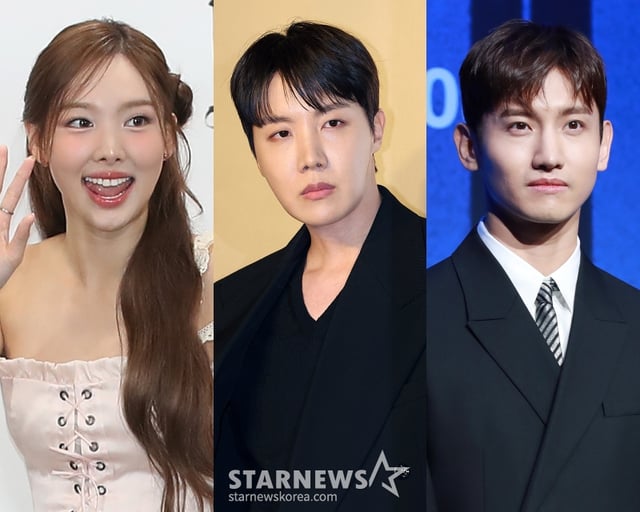 트와이스 나연, 방탄소년단 제이홉, 동방신기 최강창민 /사진=스타뉴스