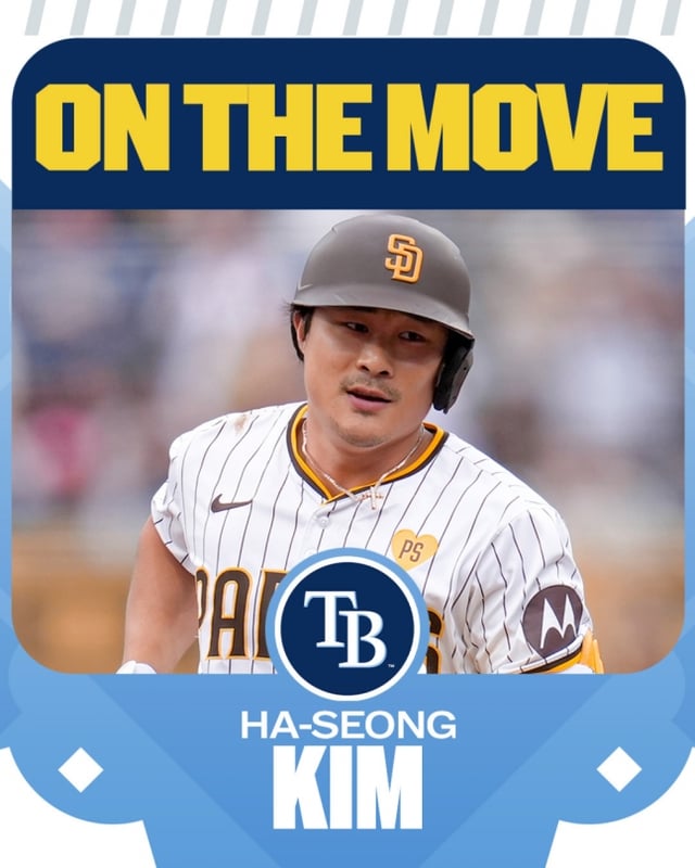김하성의 탬파베이행을 알린 MLB닷컴. /사진=MLB닷컴 공식 SNS 갈무리