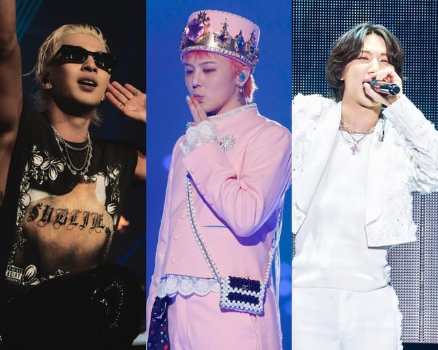 빅뱅 태양, 지드래곤, 대성 /사진=더블랙레이블, 스타뉴스, 알앤디컴퍼니(디레이블)