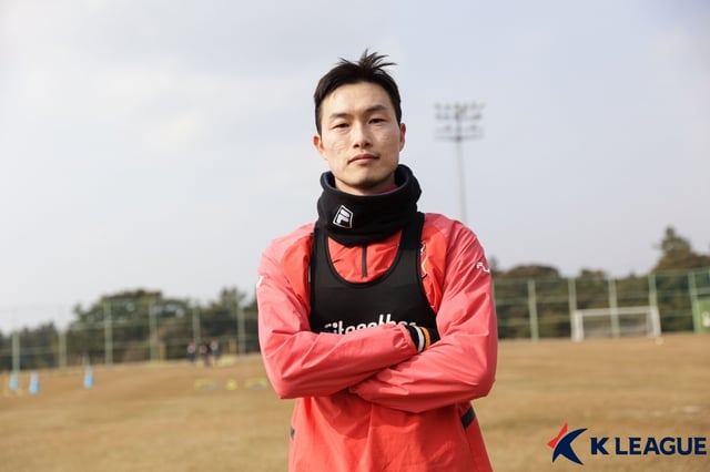 제주SK 공격수 김동진. /사진=한국프로축구연맹 제공