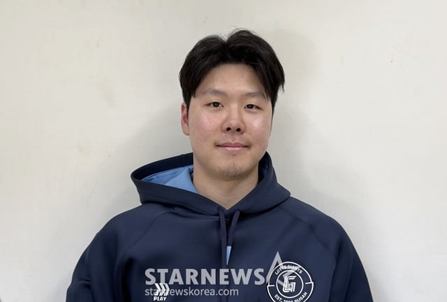 롯데 전미르가 스타뉴스와 인터뷰를 하고 있다. /사진=양정웅 기자