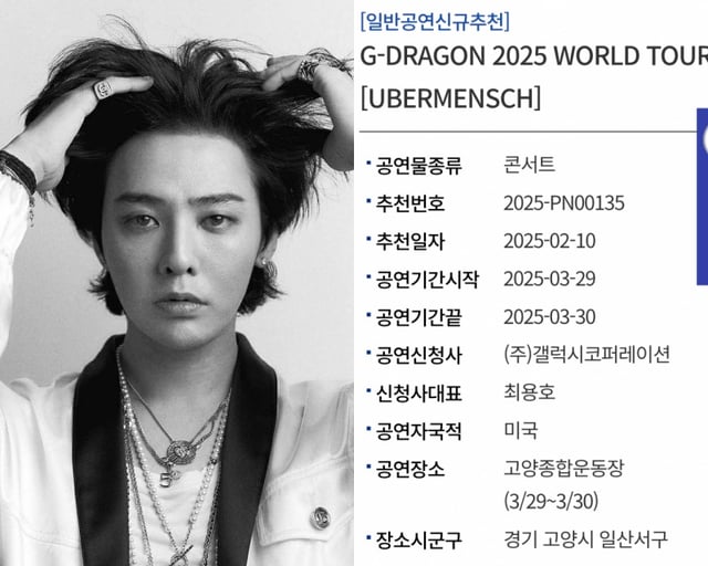 /사진=지드래곤, 영상물등급위원회 홈페이지