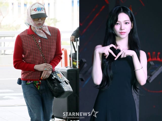 지드래곤, 카리나 / 사진=스타뉴스