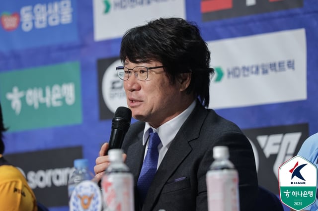 박창현 감독. /사진=한국프로축구연맹 제공