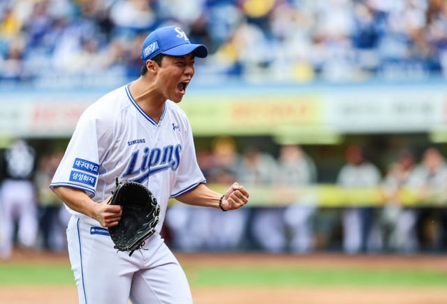 삼성 라이온즈 투수 김윤수. /사진=삼성 라이온즈 제공