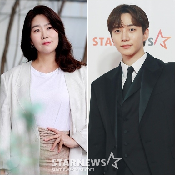 김지영(왼쪽)과 이준호 /사진=스타뉴스