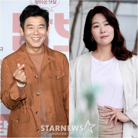 성동일(왼쪽)과 김지영 /사진=스타뉴스