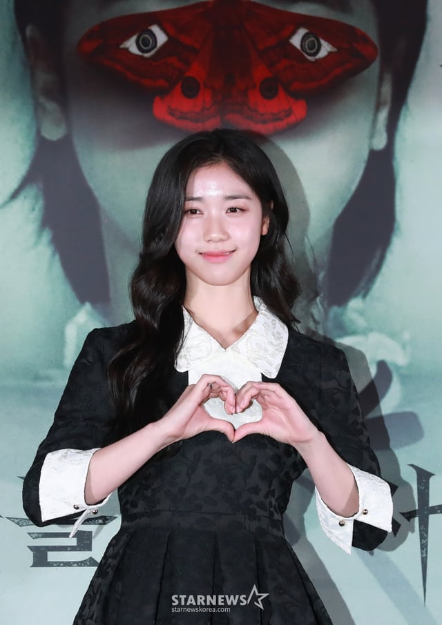 배우 이레가 12일 오후 서울 CGV용산아이파크몰에서 진행된 영화 '사흘'(감독 현문섭) 언론배급시사회 및 기자간담회에 참석해 포즈를 취하고 있다. /2024.11.12 /사진=이동훈 photoguy@