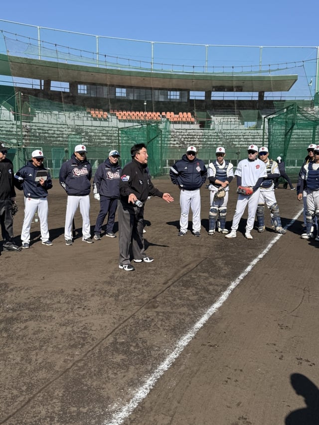 심판위원회 구단 전지훈련 방문 모습. /사진=KBO 제공