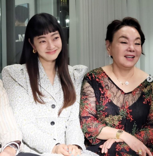 서효림(왼쪽)과 故 김수미 /사진=서효림 SNS