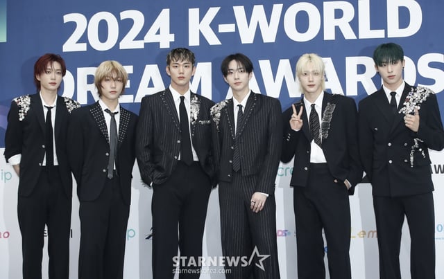 (서울=뉴스1) 권현진 기자 = 피원하모니가 22일 오후 서울 송파구 잠실실내체육관에서 열린 ‘2024 케이 월드 드림 어워즈’(2024 K WORLD DREAM AWARDS) 블루카펫 행사에서 포즈를 취하고 있다. 2024.8.22/뉴스1 Copyright (C) 뉴스1. All rights reserved. 무단 전재 및 재배포, AI학습 이용 금지. /사진=(서울=뉴스1) 권현진 기자