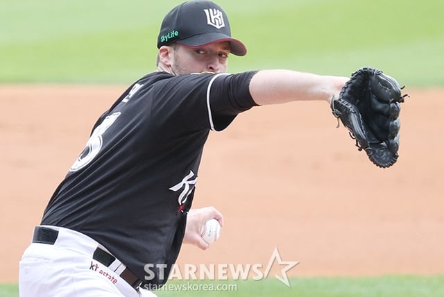 KT 시절 벤자민의 모습. /사진=김진경 대기자