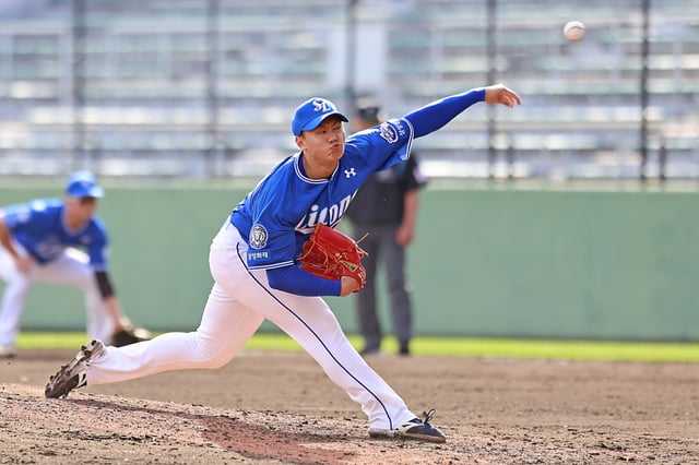 삼성 라이온즈 2025 신인 투수 배찬승. /사진=삼성 라이온즈 제공