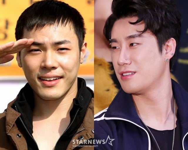 가수 고(故) 휘성(왼쪽), 래퍼 산이 /사진=스타뉴스