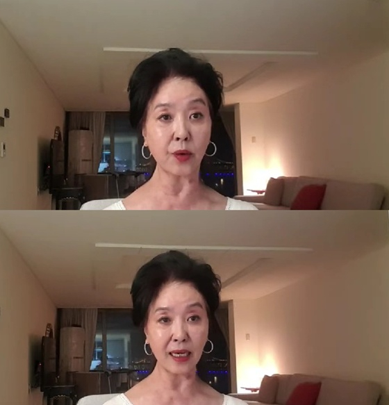 /사진=김부선 유튜브 화면 캡처
